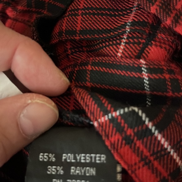 Down from $240TRIPP midi skirt plaid w/pockets, snaps, zippers, pleats, grommets - Picture 12 of 16